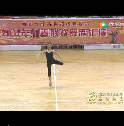 桐乡市体育舞蹈运动协会2017新春汇演1-中国舞追梦